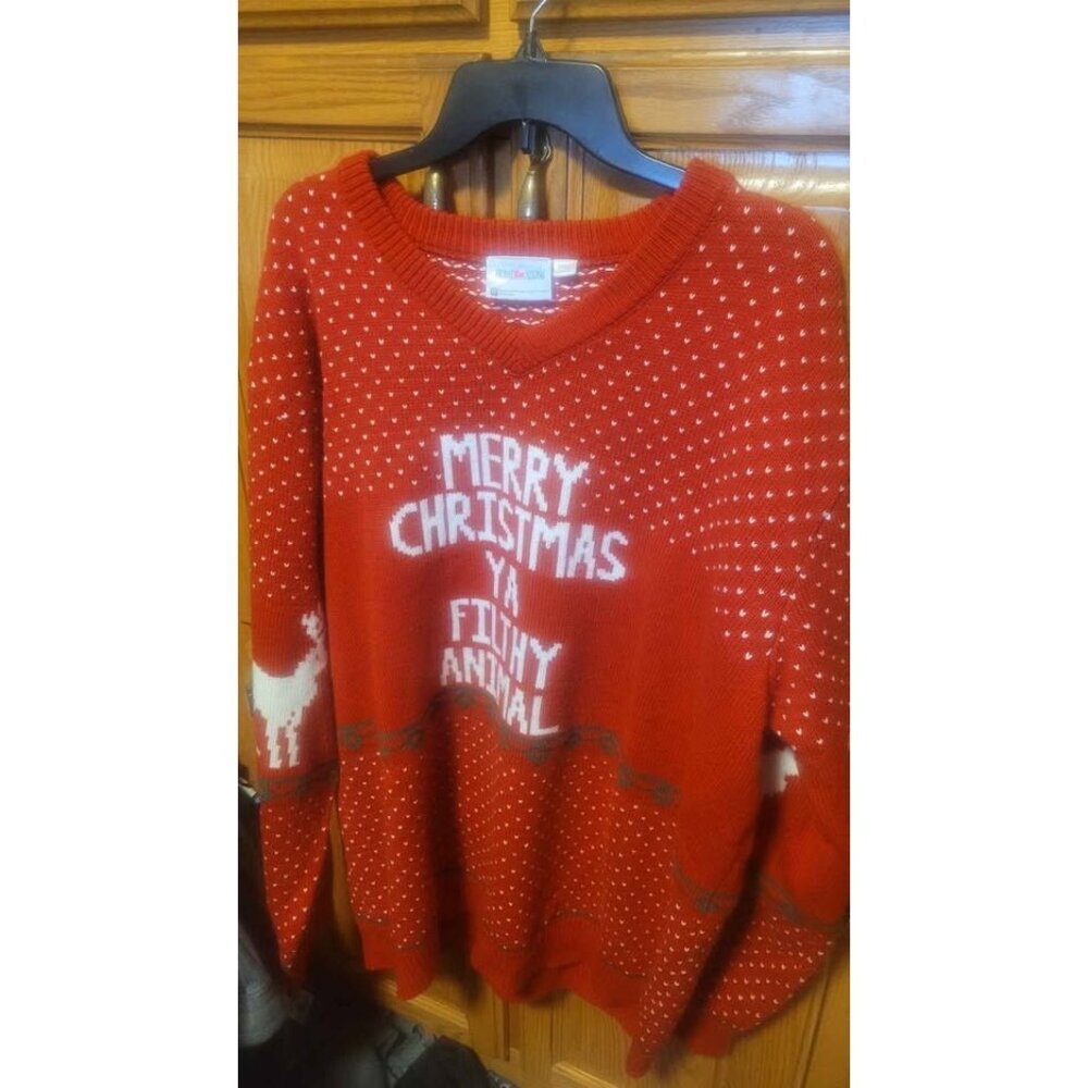 Plus Size 3xl Merry Christmas You Filthy Animal Home Alone Christmas Sweater